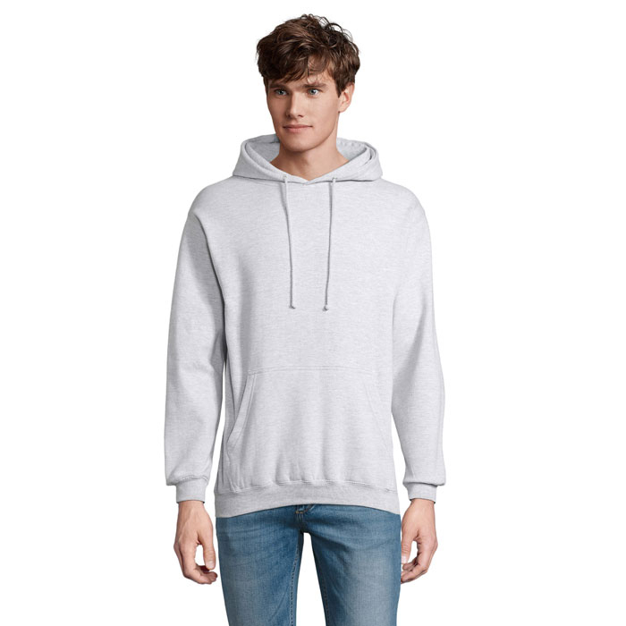 Sweat à capuche unisexe promotionnel CONDOR Gris Chiné Ii